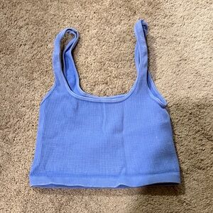 FP Movement by Free People Blue Crop Top